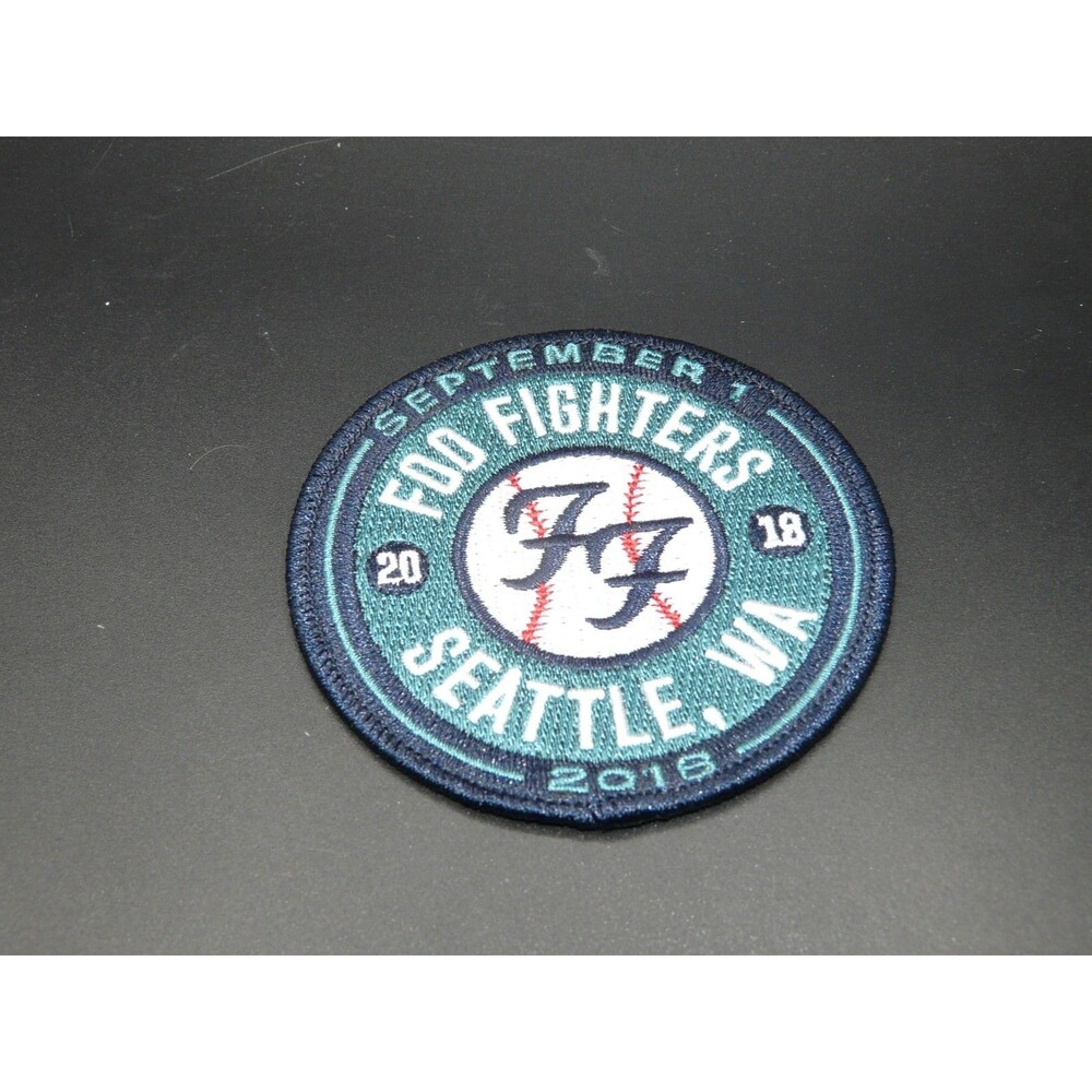 2018 Foo Fighters Seattle Safeco Field Baseball Stadium Field Tour Patch - NEW